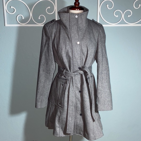 Calvin Klein Wool blend Peacoat heathered grey - Picture 2 of 13